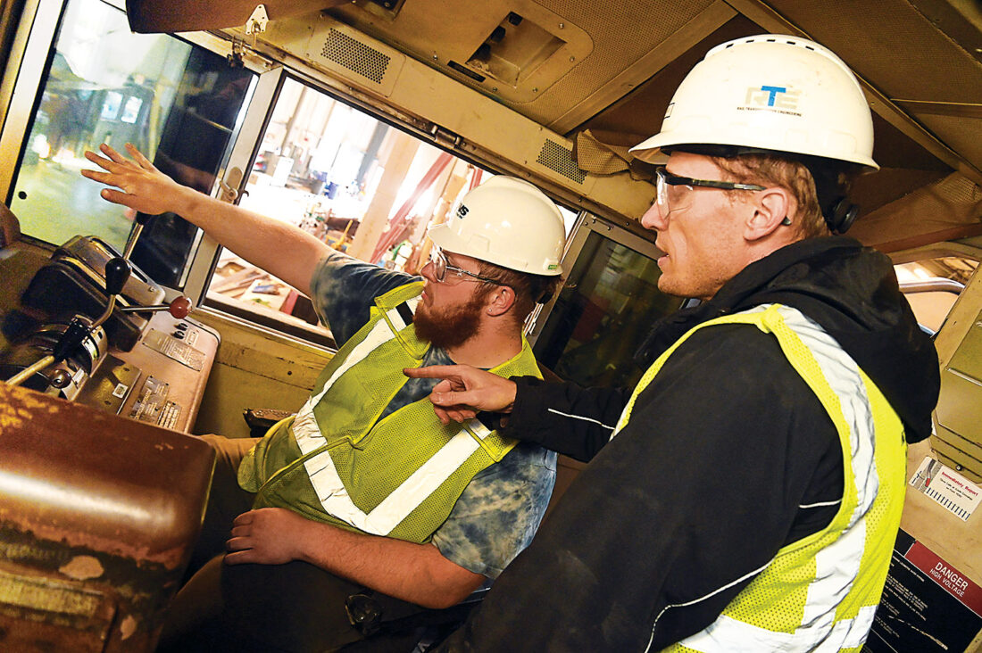 Handson training Penn State move to Railroaders Memorial